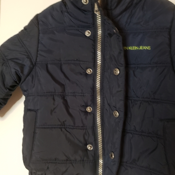 Calvin klein jeans infant boys coat.sz.12 mths.condtion.used like new.exelent . - Picture 5 of 7